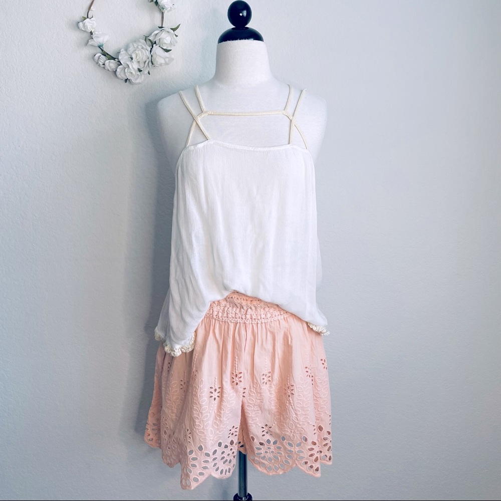 Free People Eyelet Shorts